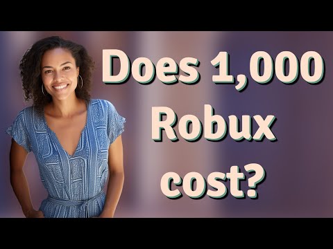 How Much Does 1000 Robux Cost