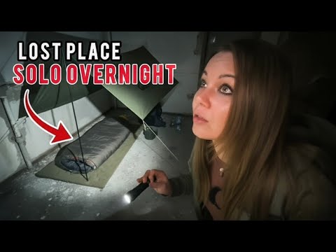 I spend ONE NIGHT ALONE in an ABANDONED PEAT FACTORY!