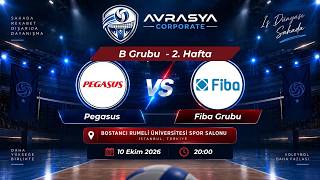 PEGASUS 🆚 FİBA GRUP | CANLI | Avrasya Corporate Voleybol Ligi 2.Hafta