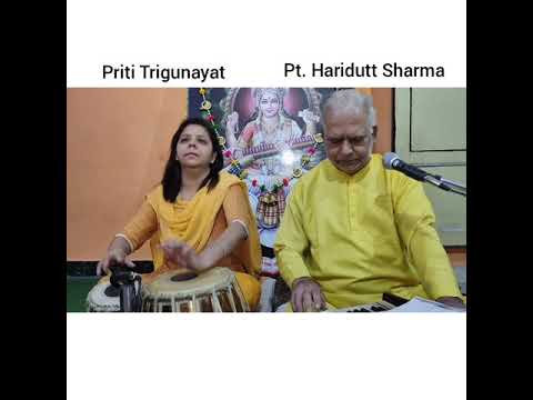 Raag Gopika Basant || By Pt. Haridutt Sharma || Tabla By - Priti Trigunayat || — वीडियो थंबनेल
