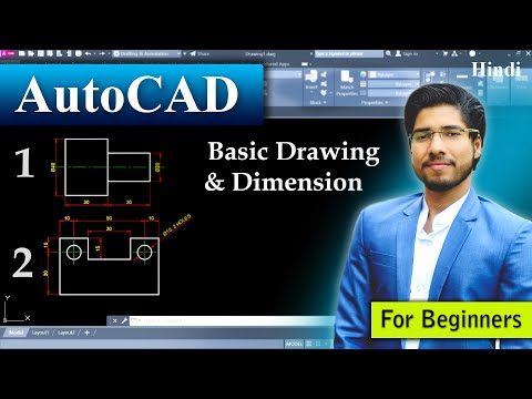AutoCAD Drawing Dimensions For Beginners in Hindi | MECHANICAL CIVIL ENGINEERING