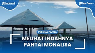 Melihat Indahnya Pantai Monalisa di Kabupaten Nabire, Ada Gazebo & Jembatan Kayu yang Instagramable