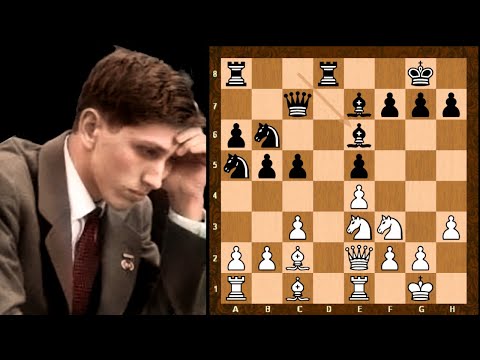 Amazing Chess Game: Knight springboard in Ruy Lopez : Bobby Fischer vs Paul Keres || Curacao 1962