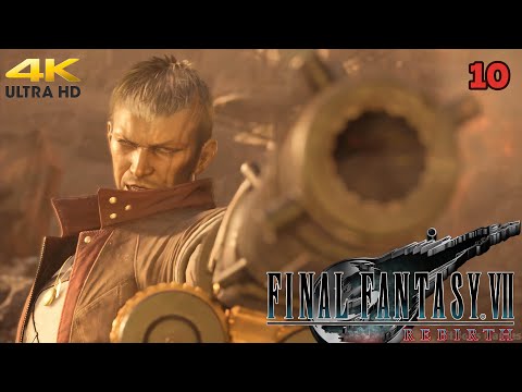 Final Fantasy VII Rebirth Gameplay Part 10 Walkthrough Full Game [ Ps5 4K 60FPS HDR ] No Commentary