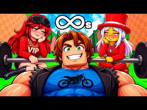 Kick a Lucky Block But Every SECOND I Get STRONGER!