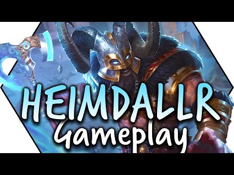 SMITE Heimdallr Gameplay - He YEETS! HARD-Hitting Basics! - First Look