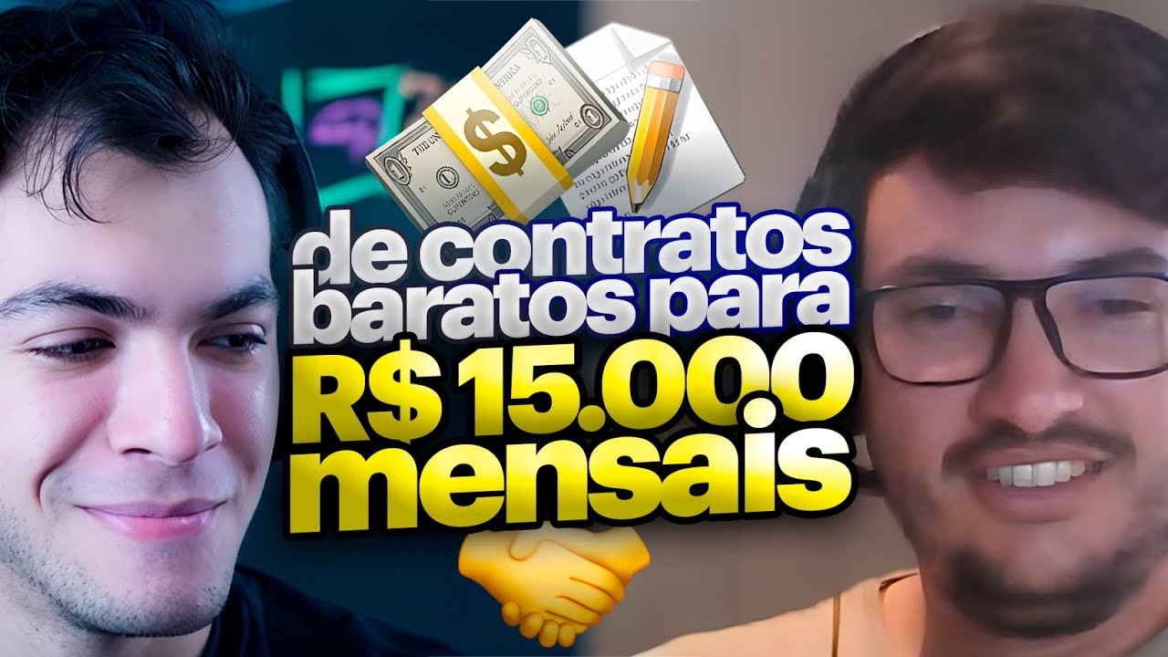 Como ele saiu dos contratos baratos para um de R$ 15.000 (Cassio Esser)