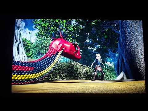 Dragons rise to the edge Astrid vs slitherwing