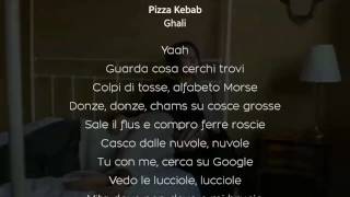 Ghali - Pizza Kebab - [LYRICS]