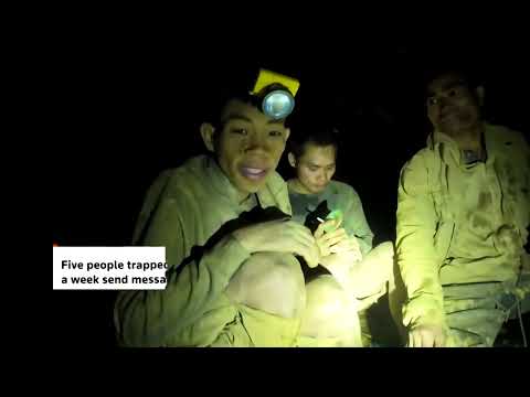 Video Thumbnail: Rescuers find five alive in Laos cave after a week trapped