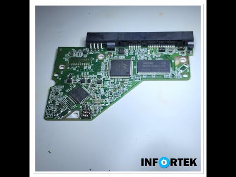 Western Digital Festplatte (Hard Drive) PCB Swap Data Recovery and Bios / Firmware Chip Reparatur