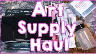 New video up! Art Supplies Haul