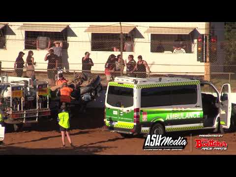 Junior Sedans: Seth Hinsey Rollover - Collie Speedway