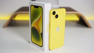 iPhone 14 Yellow - Unboxing, Setup and Review