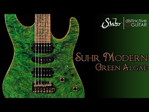 Suhr Modern Set Neck Custom | Green Algae & Black Limba