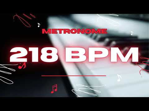 218 BPM - 1 Hour Metronome