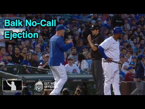 Ejection 101 - David Ross Tossed After Balk No-Call at Wrigley