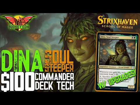 Dina, Soul Steeper |  EDH $100 Budget Deck Tech | Commander | Strixhaven | Life gain and Drain