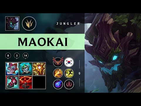 Maokai Jungle vs Wukong - KR Grandmaster Patch 25.24