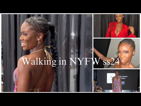 Walking in NYFW ss24