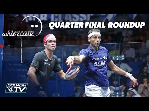 Squash: Quarter Final Roundup - Qatar Classic 2018