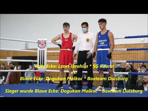 Boxen in Velbert am 27.02.2022 * 100 Jahre Velberter BC * Siegerehrung der Kämpfe 16 bis 20