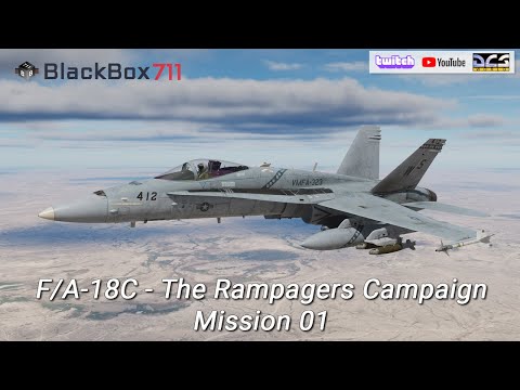 DCS F/A-18C - The Rampagers Campaign - Mission 01