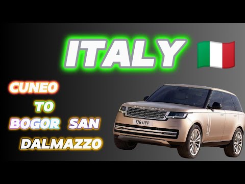 Driving in Italy The City of Cuneo to Borgo San Dalmazzo 🇮🇹