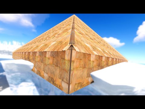 solo raiding "TILT" CLAN's crazy ICEBERG PYRAMID base build!!!
