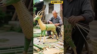 dada make a deer 🦌 girl make dogs 🐕#animals #cartoon #aivideo #shortfeed