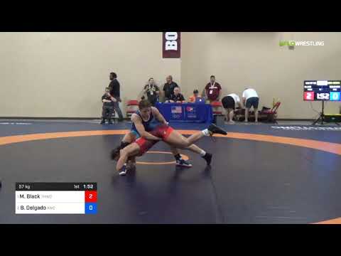 2018 Marine Corps US Open/Senior Women's Freestyle 57 Con Semis - Megan Black (TMWC) Vs. Brieana D