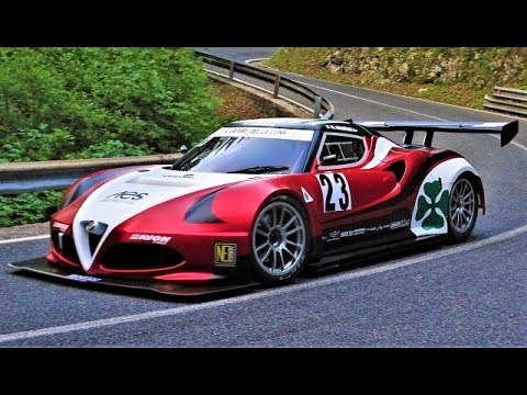 Alfa Romeo 4C Race Test at Verzegnis // Zytek V8 9.000Rpm Monster