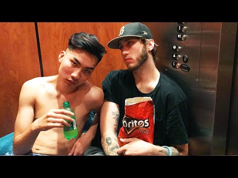 24 HOURS IN AN ELEVATOR w/ RiceGum