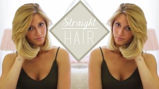 Tutorial \\ Capelli lisci senza piastra con Lacca Elnett L'Oréal Paris