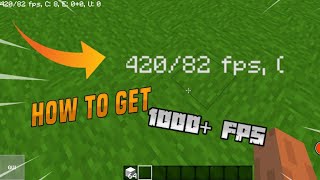 HOW TO GET 1000+ FPS TO POJAV LAUNCHER !!!(1.8.9)😱😱😱