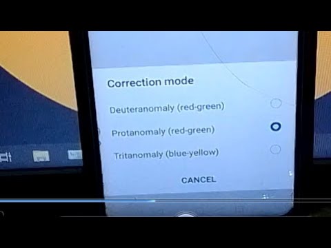 how to change colour correction mode in honor 20i mobile