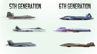 Difference between 5th and 6th Gen Fighter Jets (Explained)
