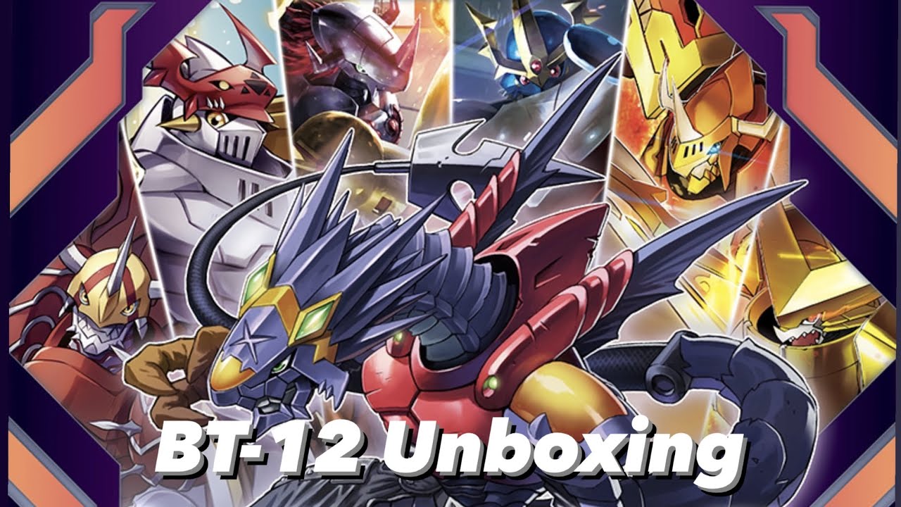 Digimon BT-12 Across Time Unboxing
