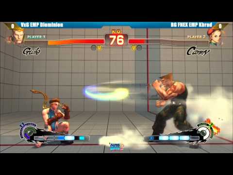 SSF4 AE2012 Top 8 VxG EMP Dieminion vs RG FNEX EMP Kbrad - GUTS2 Tournament