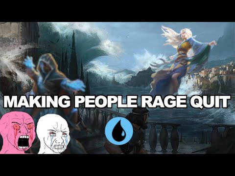 I Made People 😈 DELETE MTG Arena With This Deck 😈 - Mono Blue Bouncing - MTG Arena Historic