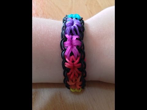 Rainbow Loom Sternen-Armband (deutsche Anleitung)
