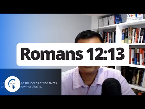 DAILY DEVOTIONAL: Romans 12:13 Show Hospitality