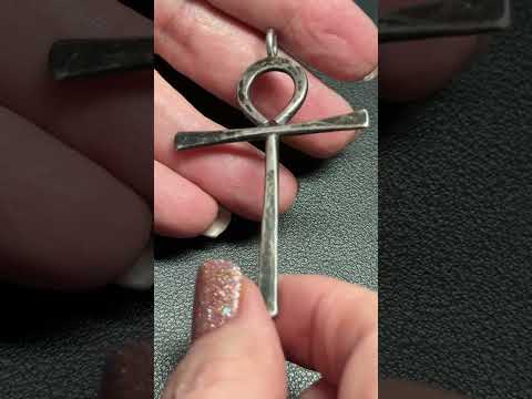 50s Rare Sterling MC Earl Large Ankh Cross SOLD