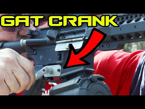 Turn your AR-15 into a mini Gatling Gun