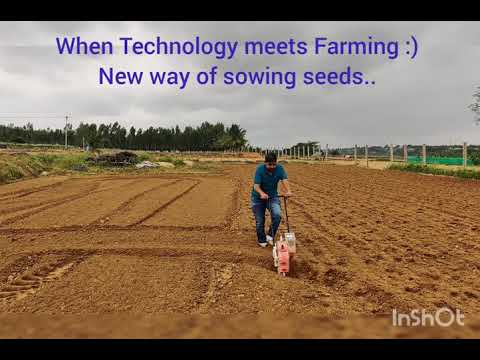 Techies = Farmers? #seedsowing #farming #technology