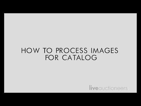 How to Process Catalog Images