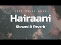 Hairaani - Slowed and Reverb