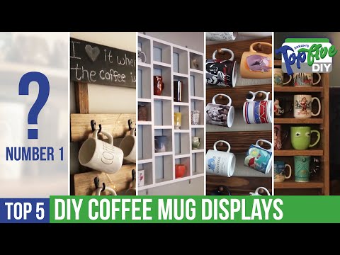 Top 5 DIY Coffee Cup Display! The best maker build videos for your next project!