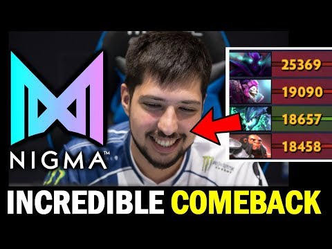 8% Incredible COMEBACK — NIGMA vs CL ESL One LA Online Dota 2