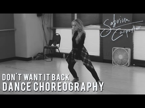 Don't Want It Back - Sabrina Carpenter